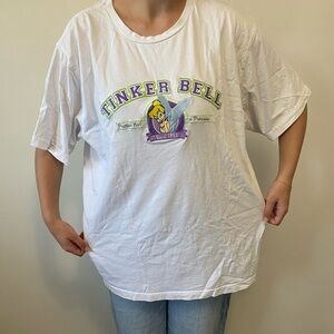 White Tinker Bell Graphic T-Shirt